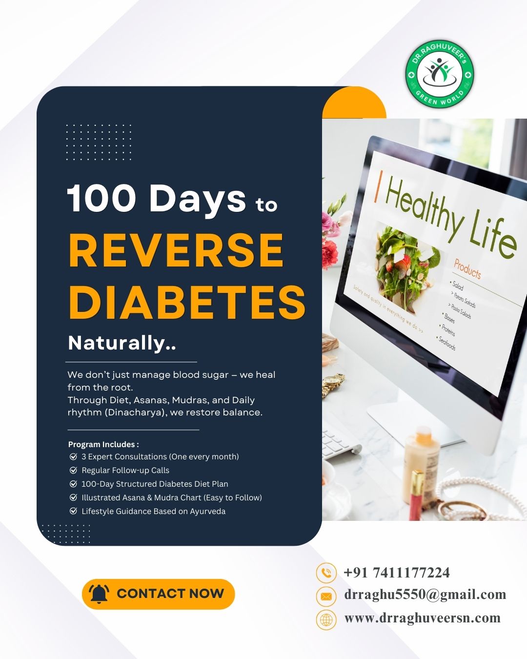 100 Days to Reverse Diabetes – Naturally!