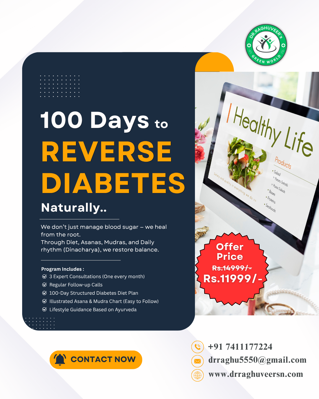 100 Days to Reverse Diabetes – Naturally!